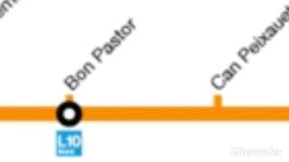 Megafonia L9 Nord Bon Pastor Repetició Megafonia Parada Direcció Can Z. Maig Metro de Barcelona 2026
