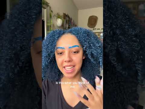the results have me feeling insane 😭 (Pt 3) #bluehair #hairwax #curly #coloringmyhair #hairproblems