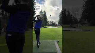 Hole 3 of our reverse mulligan challenge! #follow #golfnetwork #pga #progolfer #playbettergolf
