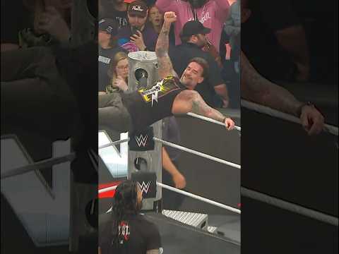 Look at how happy you just made CM Punk, Roman Reigns! 🤗