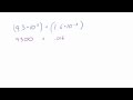 Addition and Operations in Scientific Notation