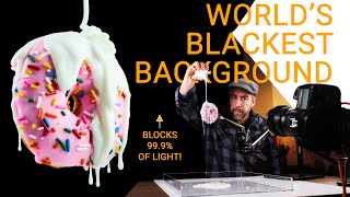 Creating Epic Food Photography On The Worlds BLACKEST Background!