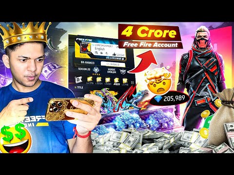 India's Richest Free Fire ID Worth 4 Crore Rupees