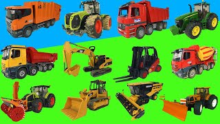 Best of Bruder Toys Trucks Tractors Excavators LONG Play!