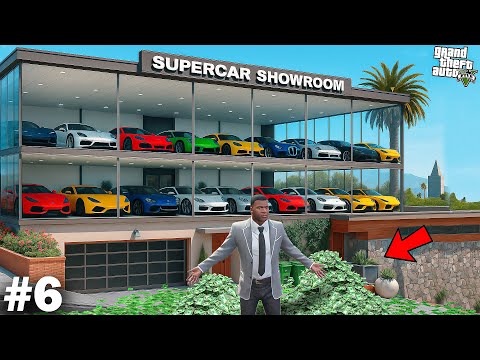 Franklin Collecting Money To Buy Supercars For His Supercar Showroom In GTA 5!