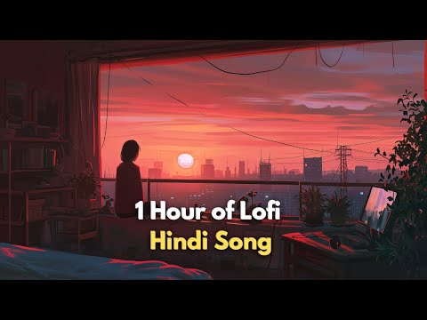 Best of Bollywood Hindi Lofi Slow and Reverb Lofi | 1 hour non-stop to relax, drive, study, sleep