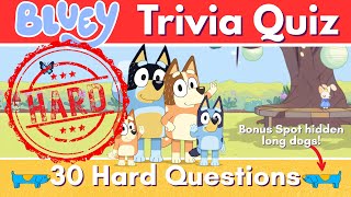 Bluey Trivia Quiz