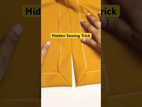 Perfect side slit sewing tutorial #sewingtricks #sewing #sewinghack