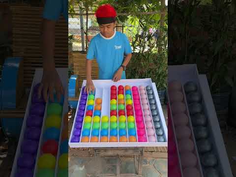 #challenge #games #Puzlle #ColorBall #ASMR #bubblesort  #ballgame