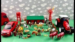 FARM, COW, OX, HORSE, TRUCK, TRACTOR / FAZENDA, VACA, BOI, CAVALO, CARRETA, TRATOR