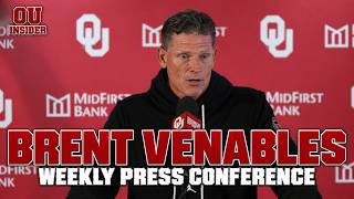 BRENT VENABLES:  Oklahoma Head Coach Talks Michigan Matchup & More | Weekly Press Conference