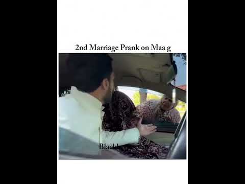 2nd Marriage Prank on Maa g 😝 reactions 🤣 #editingvedio #rajabfamily #Rajabfamilyedits6