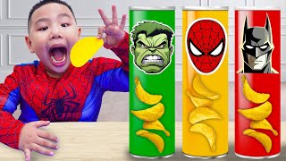 Jolie & Johnny’s Superhero Snack Adventure for Kids To Save the World !