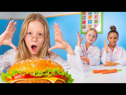 Nastya and healthy eating for kids. Large collection of children's videos