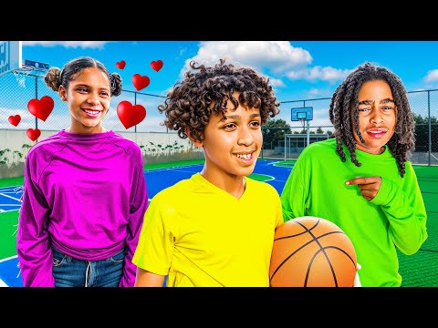 The New Boy is Trying to Steal My Girl! ❤️🏀