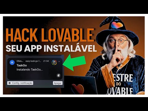 Como criar um App instalável com Lovable EM SEGUNDOS!