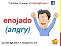 Exploring Common Adjectives of Emotions in Spanish