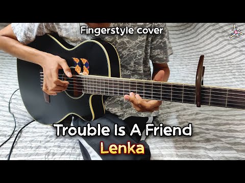 Lenka - Trouble Is A Friend | Fingerstyle cover + Drum | Faiz Fezz
