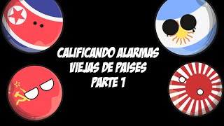 Calificando alarmas viejas de países Parte 1