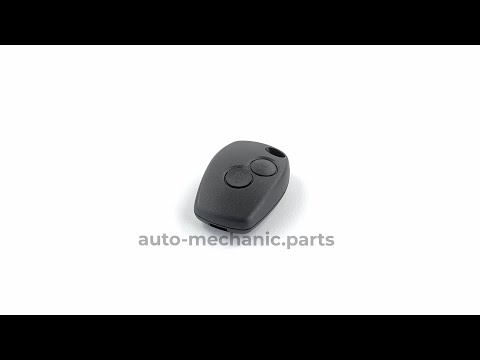 Корпус ключа БЕЗ язичка, на 2 кнопки (отвір під ключ 9х3,5) Renault Kangoo I + II / Renault Logan I / Renault Sandero I - Auto-Mechanic Корпус ключа БЕЗ язичка, на 2 кнопки (отвір під ключ 9х3,5) Renault Kangoo I + II / Renault Logan I / Renault Sandero I - Auto-Mechanic