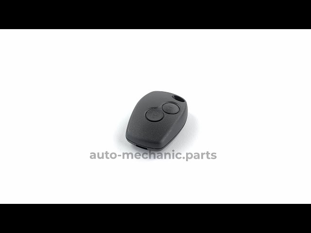 Корпус ключа БЕЗ язичка, на 2 кнопки (отвір під ключ 9х3,5) Renault Kangoo I + II / Renault Logan I / Renault Sandero I, відео - інтерент-магазин Auto-Mechanic