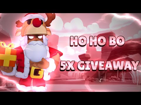 5X HO HO HO BO SKIN GIVEAWAY🥶🔥 | BRAWL STARS BRAWLIDAYS | #giftedbysupercell