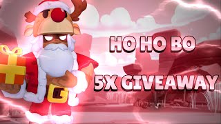 5X HO HO HO BO SKIN GIVEAWAY🥶🔥 | BRAWL STARS BRAWLIDAYS | #giftedbysupercell