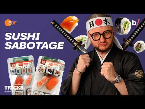 Pfuschi Sushi: Sebastian zersäbelt Aldis super günstige Sushi Box