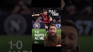Napoli Beat Milan 1-, Politano Winner #acmilan #football #sports