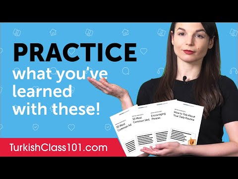 14 Free PDF Writing Worksheets for Turkish Beginners