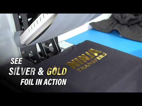 Gold/Silver Foil DTF Pressing Instructions