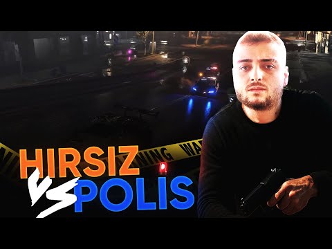 POLİSLER BU SEFER ÇOK GÜÇLÜ!! NEFES KESEN KOVALAMACA GTA 5 HIRSIZ POLİS