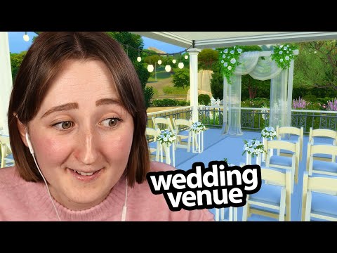 building a wedding venue in the sims! pt. 2 (Streamed 1/29/25)