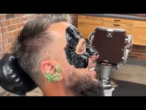 MC Barber is live! Turkish facial with a facemask