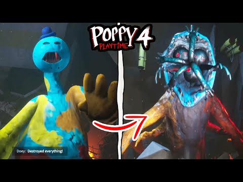 How Doey Transforms into the Monster Off Camera - Poppy Playtime Chapter 4