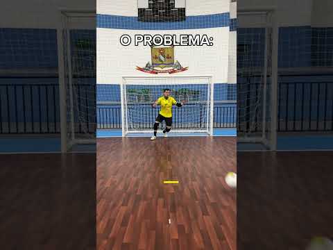 O problema vs a solução!!! #goleiro #futsal #dicas #tutorial #futebol