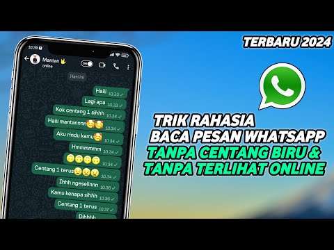 Cara Membaca Pesan Di Whatsapp Tanpa Centang Biru Dan Tanpa Terlihat Online | Trik Whatsapp Terbaru