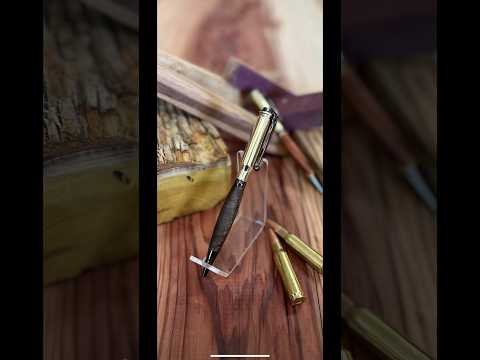 Pen making from walnut! One of the prettiest woods in the world! #art #craft