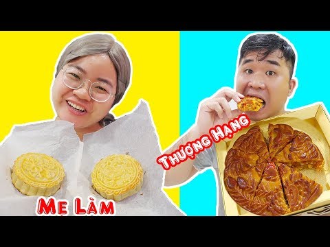 Bánh Trung Thu Mẹ Làm vs Bánh Trung Thu Thượng Hạng Khổng Lồ | Mẹ Ghẻ Con Chồng