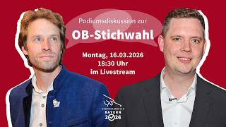 Podiumsdiskussion zur OB-Stichwahl in Bamberg