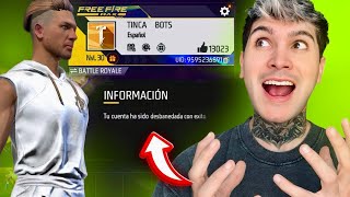 GARENA ME DESBANEO MI CUENTA BOTSITA Y VOLVI A CHETARLA AL MAXIMO😱