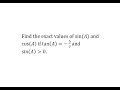 Trigonometric Functions and Quadrants