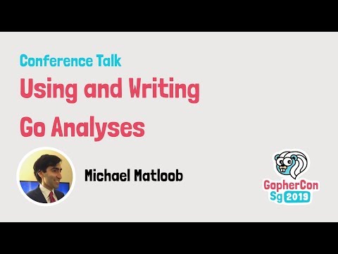Using and Writing Go Analyses