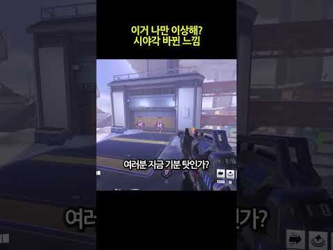 오버워치2 시야각 나만 바뀐거 같나