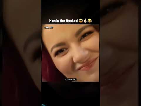 HANIA THE ROCKED 😎😲🤣#haniaamir #attitude #youtubeshorts #girlsfashion