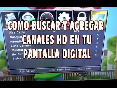 COMO BUSCAR  CANALES DE TV HD EN TU PANTALLA DIGITAL #Tutoscast