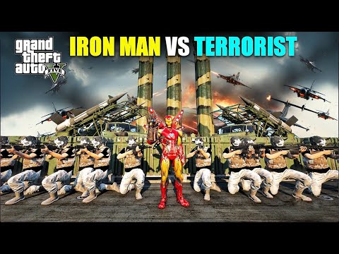 UPGRADING IRON MAN VS TERRORISTS #gta5 #XPSAMRAT