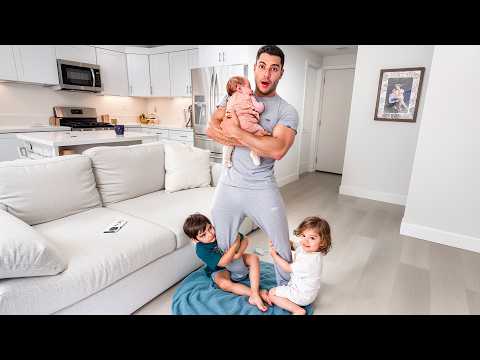 Dad Stays Home With 3 Kids for the FIRST TIME!!
