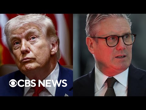 YouTube video thumbnail: Trump Slams Starmer's Reaction to Iran war and Questions U.K. Alliance