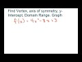 Analyzing Quadratic Functions Concepts